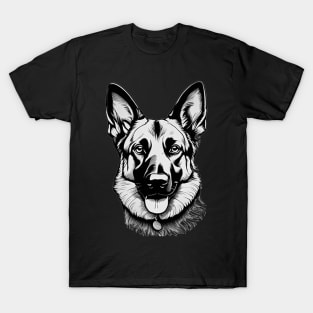 Portrait of a German Shepherd T-Shirt